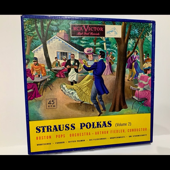 45 rpm Strauss Polkas vol 2, 3 units - Picture 2 of 3